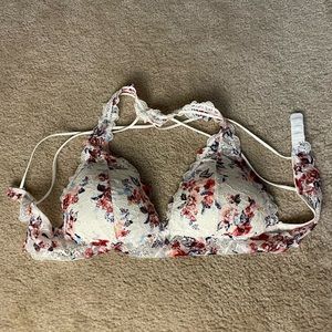Floral Lingerie Bra - Large